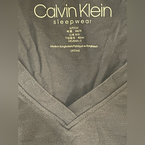 Calvin Klein 2 Piece Sleepwear/Loungewear  Size S/P Short Sleeve - Picture 9 of 9